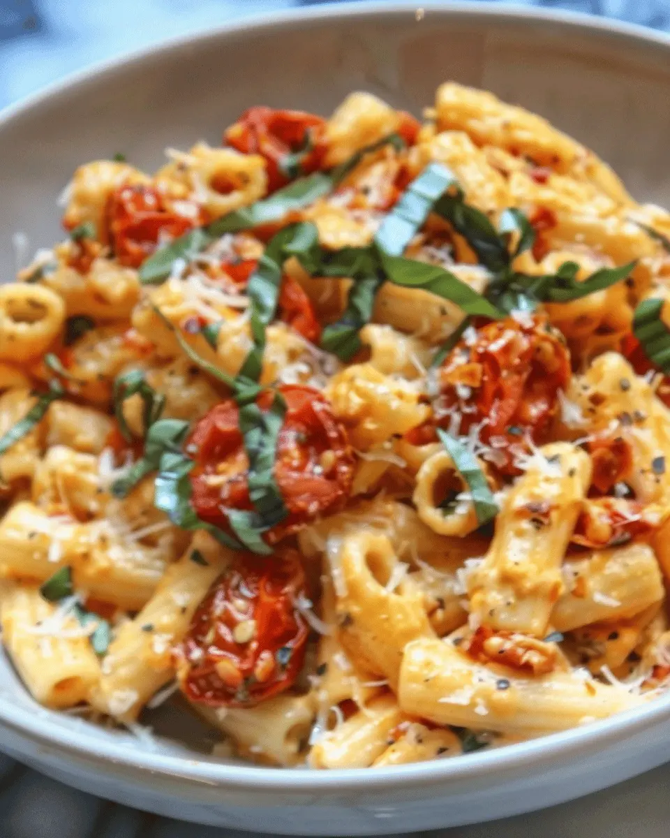 Creamy Roasted Tomato and Garlic Ricotta Pasta Perfection Recipe for Healthy Indulgence