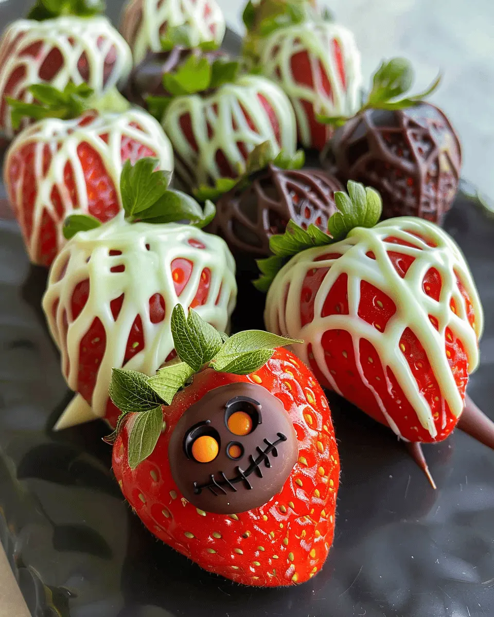 Halloween Strawberries: Easy Spooky Chocolate Covered Berries