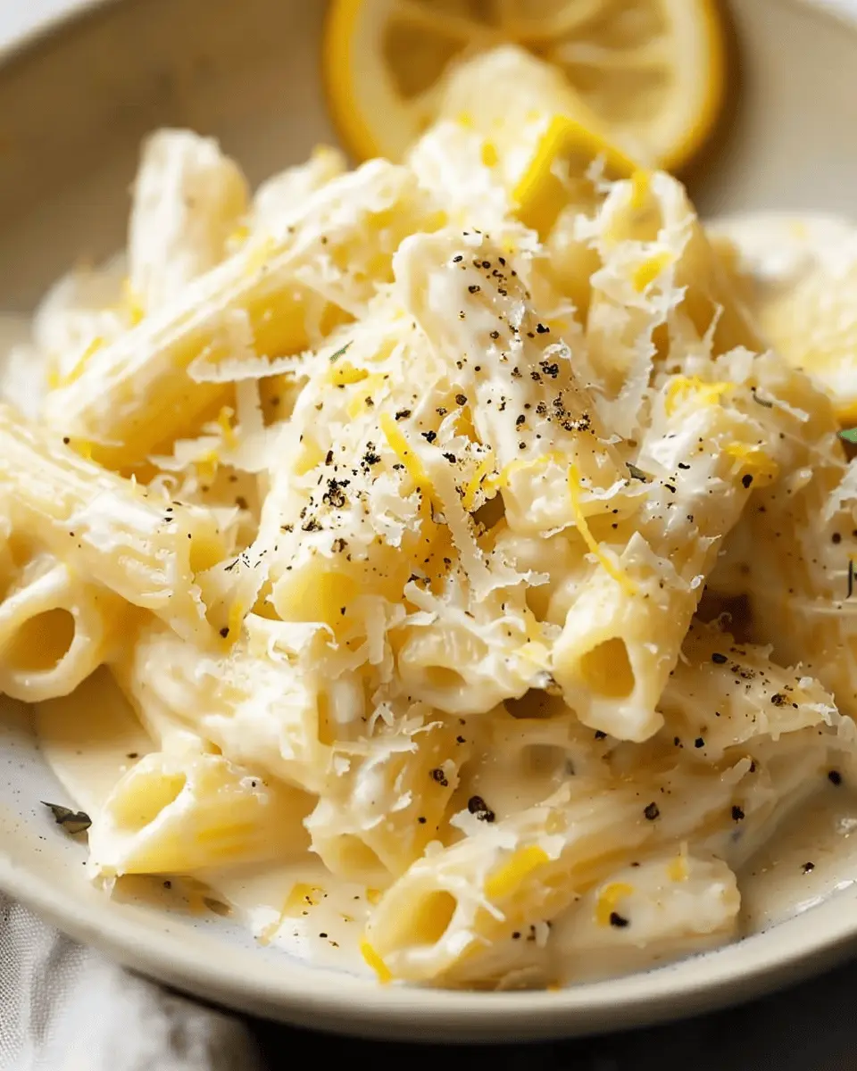 Easy Creamy Lemon Pasta: Indulgent Comfort in Every Bite