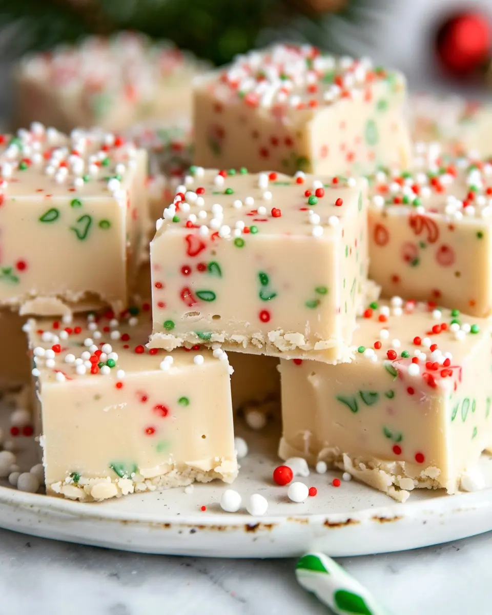 Easy Sugar Cookie Christmas Fudge: A Sweet Festive Treat to Love