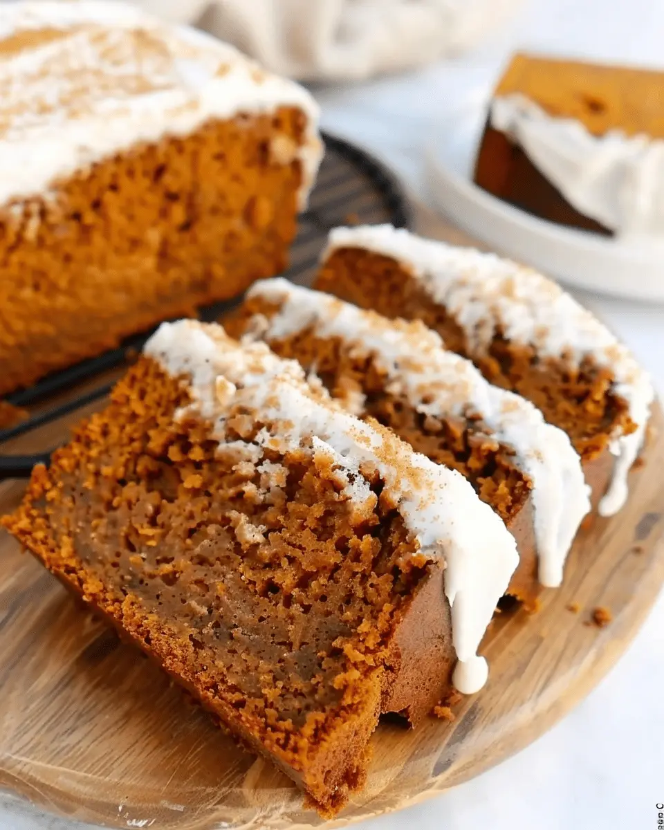 Healthy Pumpkin Bread with Cream Cheese Frosting Made Easy