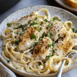 Lemon Pepper Chicken Alfredo Fettuccine