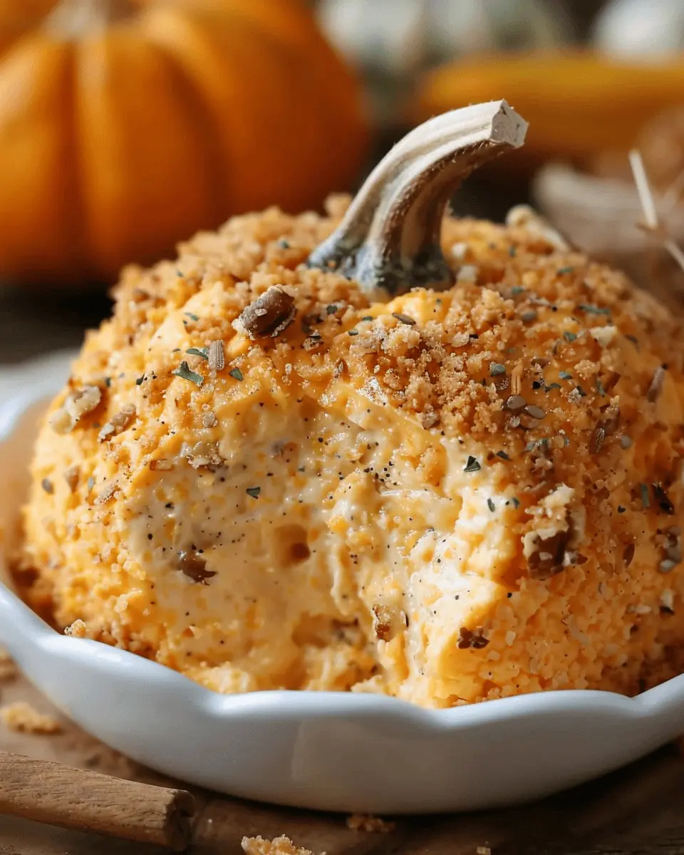 Pumpkin Cheese Ball Recipe: The Best Fall Appetizer Delight