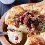 Baked Brie with Cranberries and Pecans