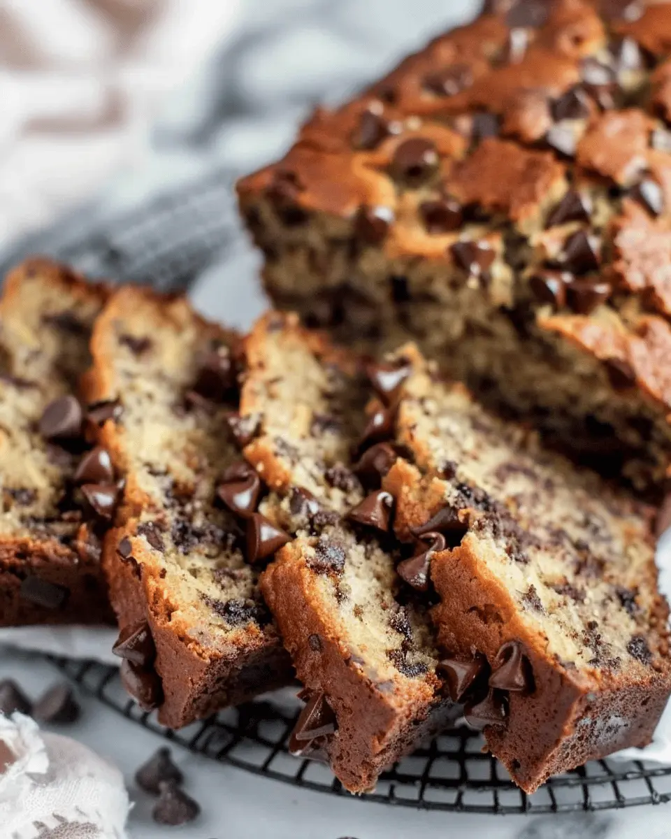 Super Moist Chocolate Chip Banana Bread for the Ultimate Indulgence