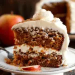 Apple Spice Cake w/ Cream Cheese Frosting
