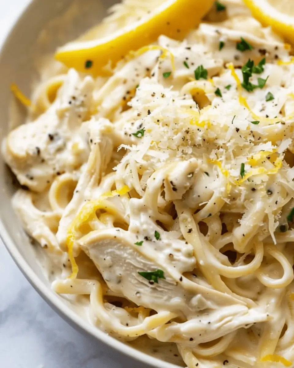 Creamy Lemon Chicken Pasta: A Quick and Indulgent Weeknight Delight