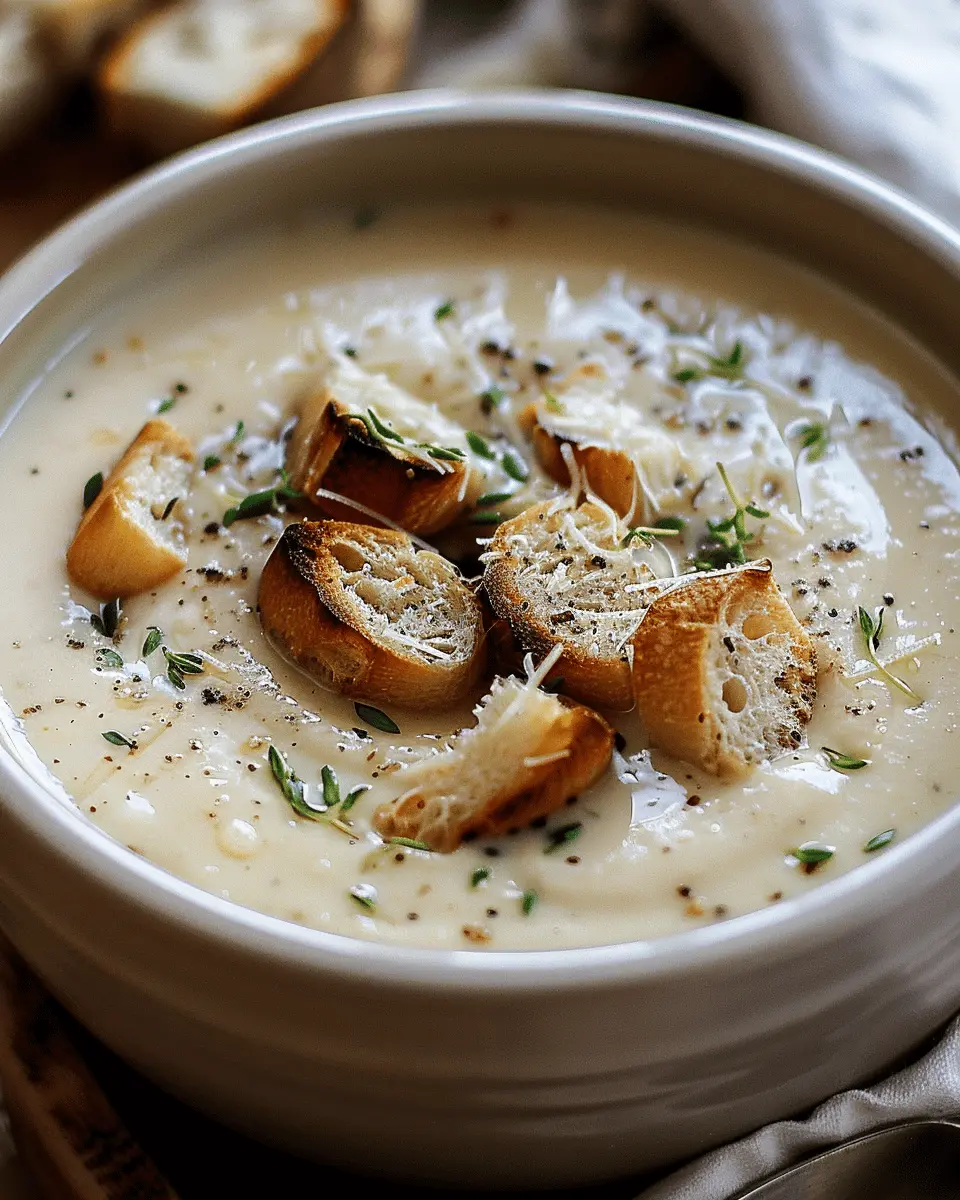 Tuscan Parmesan Cream Soup: A Comforting Delight to Savor