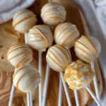 Easy Pumpkin Cake Pops (Using Cake Mix)