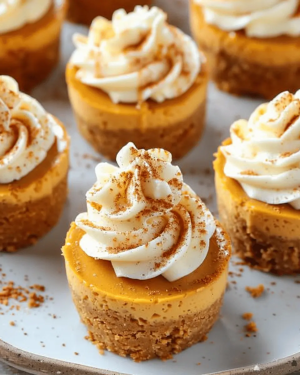 The BEST Mini Pumpkin Cheesecakes for an Indulgent Fall Treat