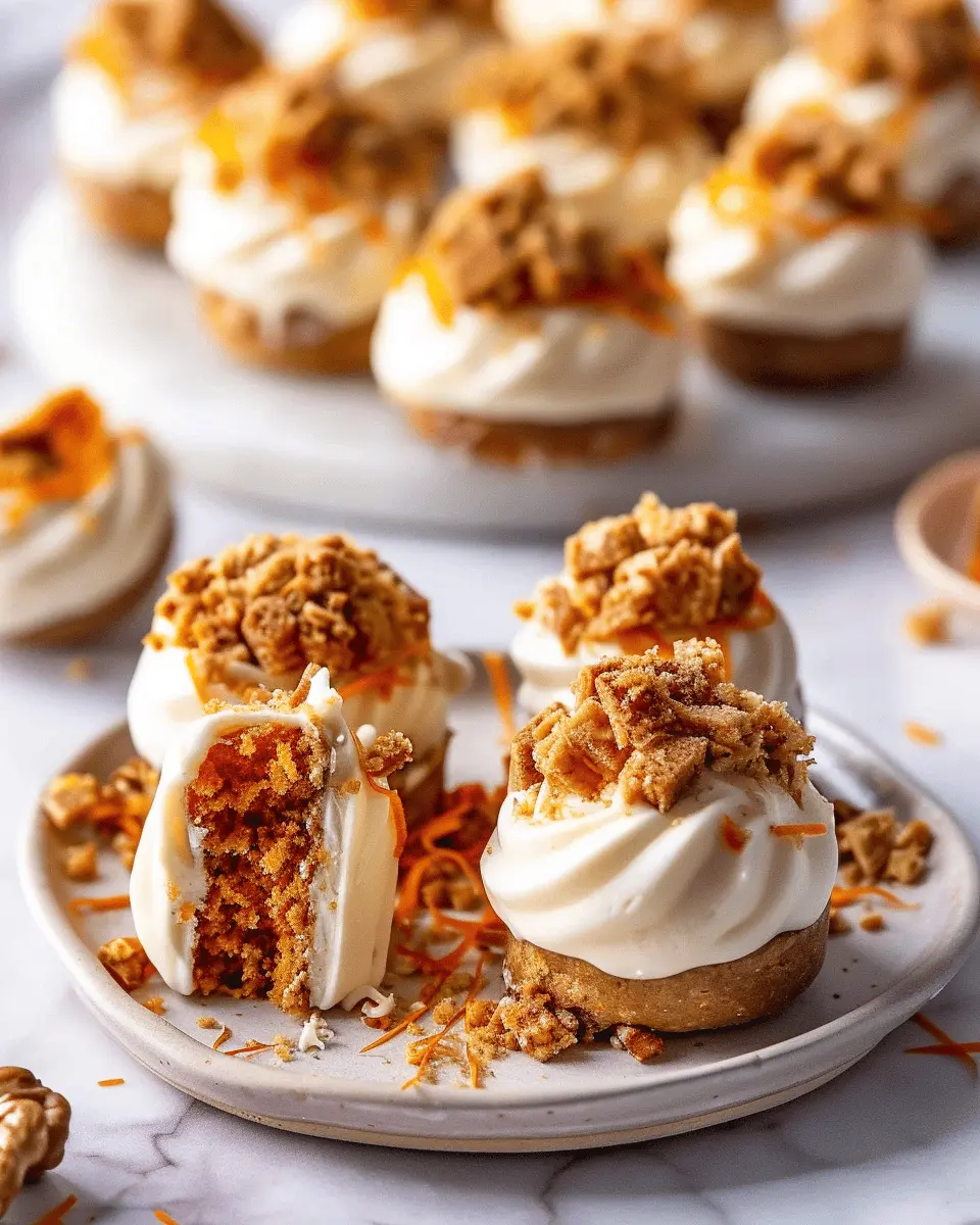 No Bake Carrot Cake Bites: Easy Treats for Sweet Cravings