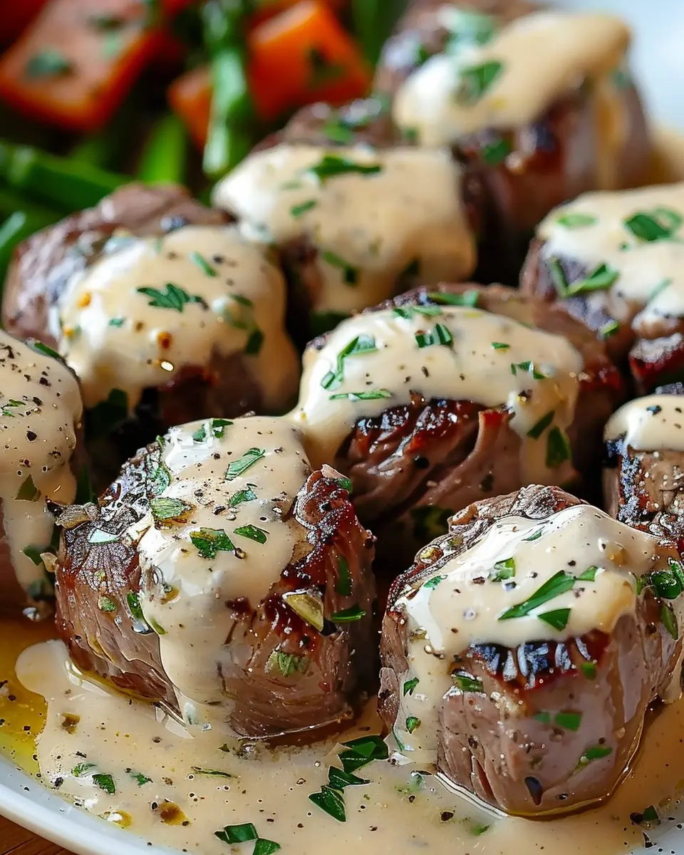Easy Garlic Butter Steak Bites: Irresistible Parmesan Cream Sauce