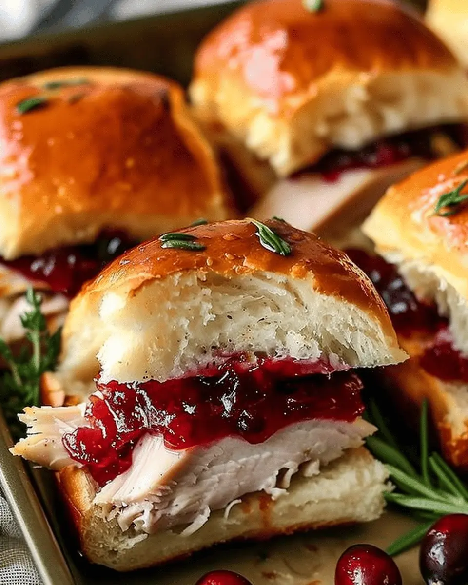 Easy Cranberry Turkey Sliders That Elevate Your Dinner Game