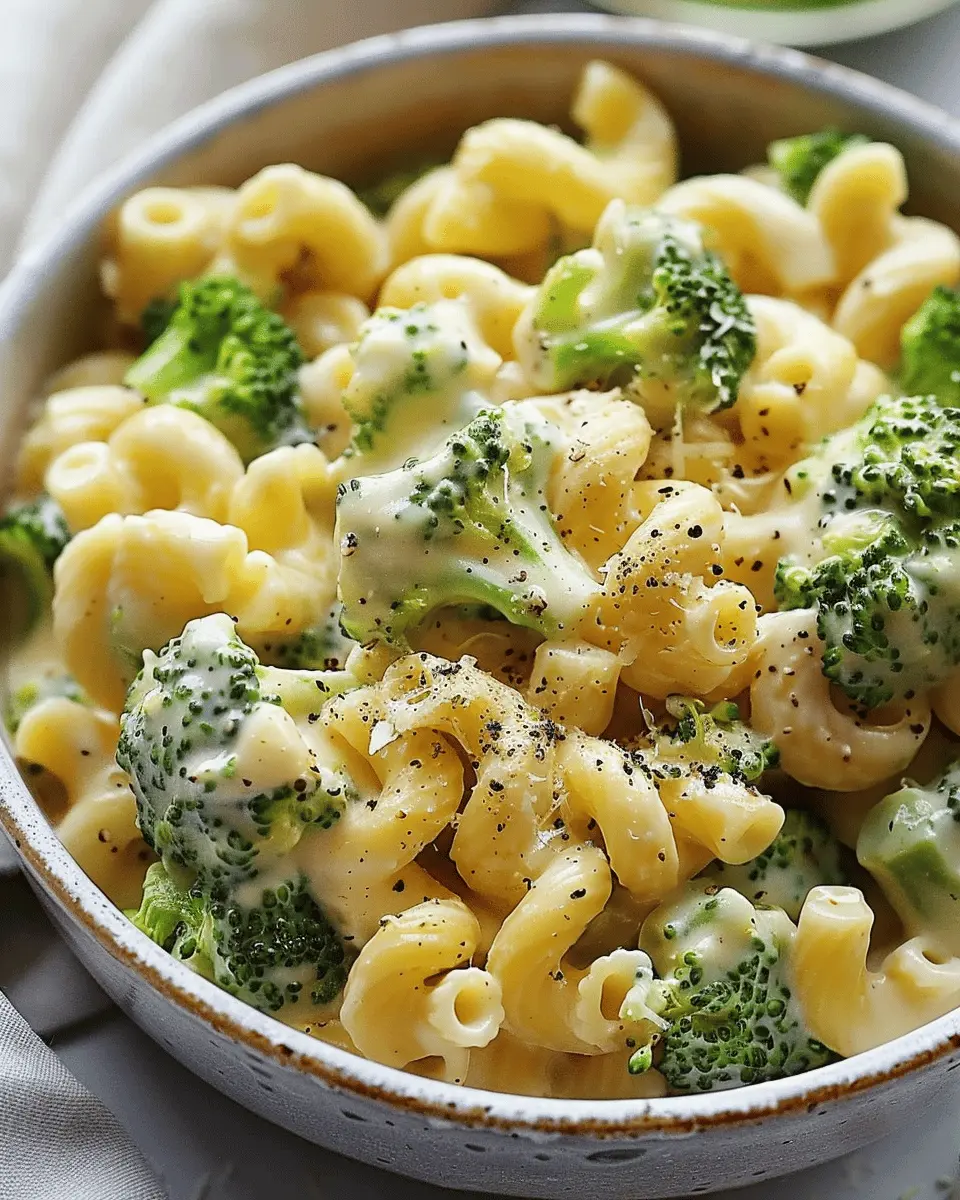 Creamy Broccoli Pasta – One Pot Perfection with Turkey Bacon