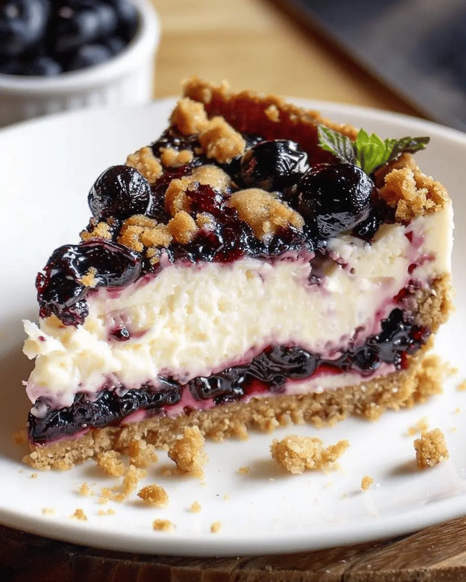 Blueberry Crumble Cheesecake: The Best Indulgent Dessert Recipe