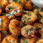 Crispy Ranch-Breaded Mushrooms