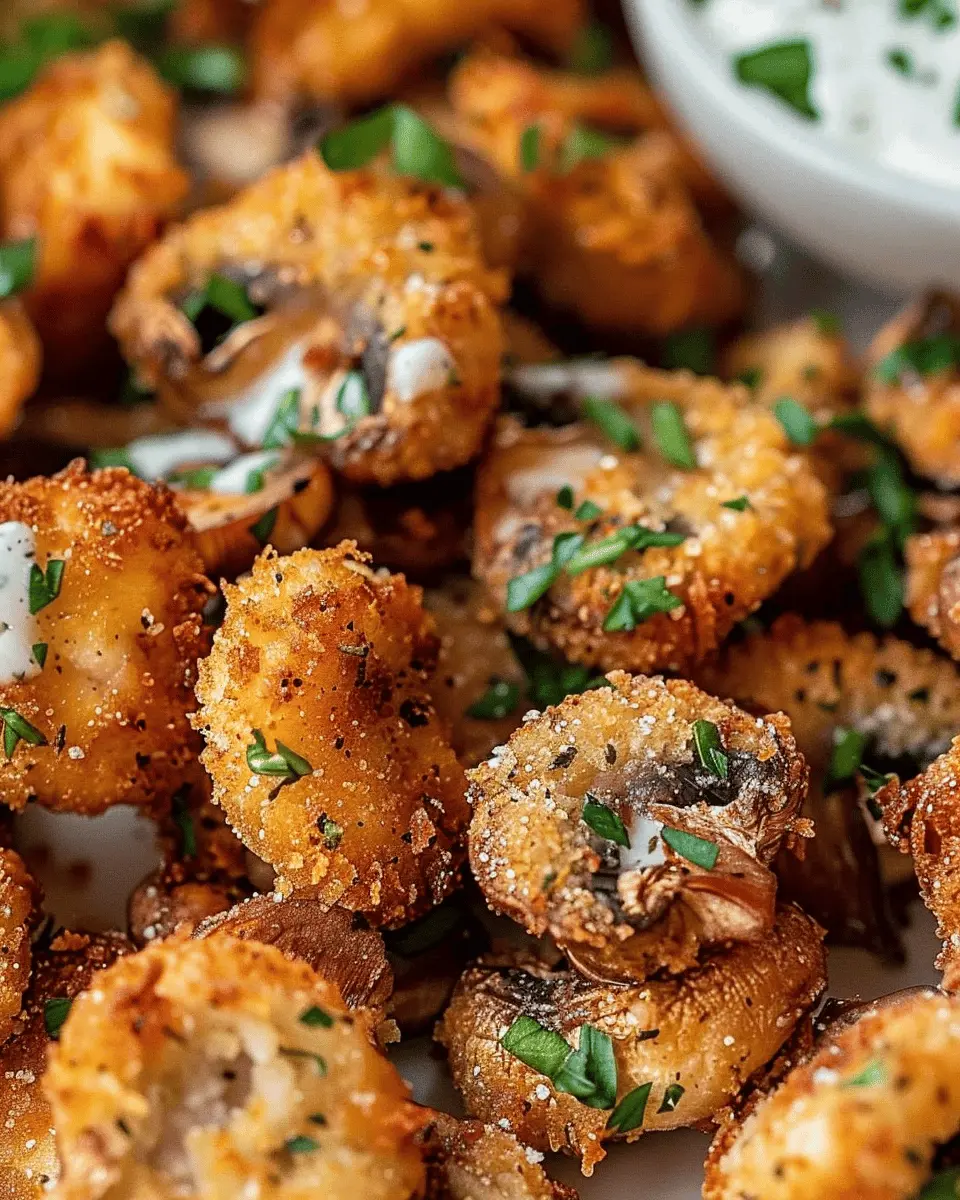 Crispy Ranch-Breaded Mushrooms: Easy, Addictive Appetizer Delight