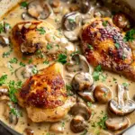 Creamy Mushroom Chicken – A Comforting One-Pan Weeknight Favorite