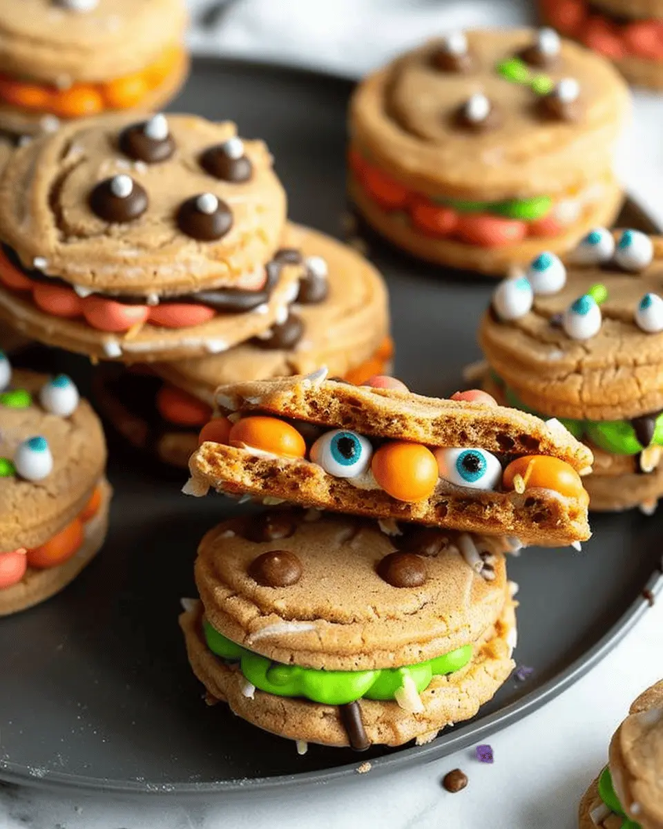 Cute Monster Sandwich Cookies: The Best Fun-Filled Treat for All