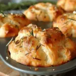 Rosemary Garlic Focaccia Muffins