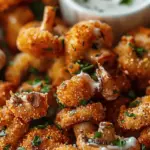 Crispy Ranch-Breaded Mushrooms