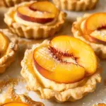 Peach and Cream Cheese Mini Tarts