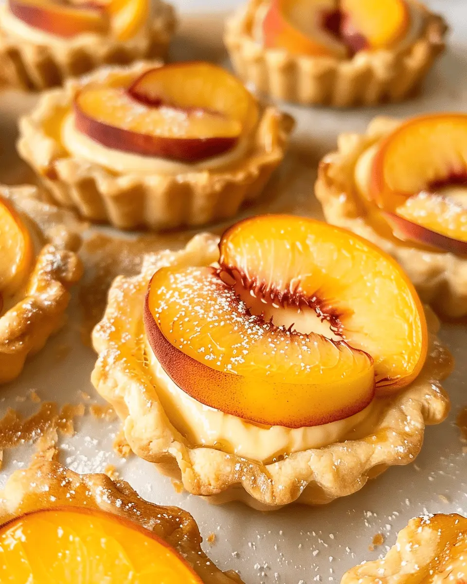 Peach and Cream Cheese Mini Tarts: Easy Indulgence for Everyone