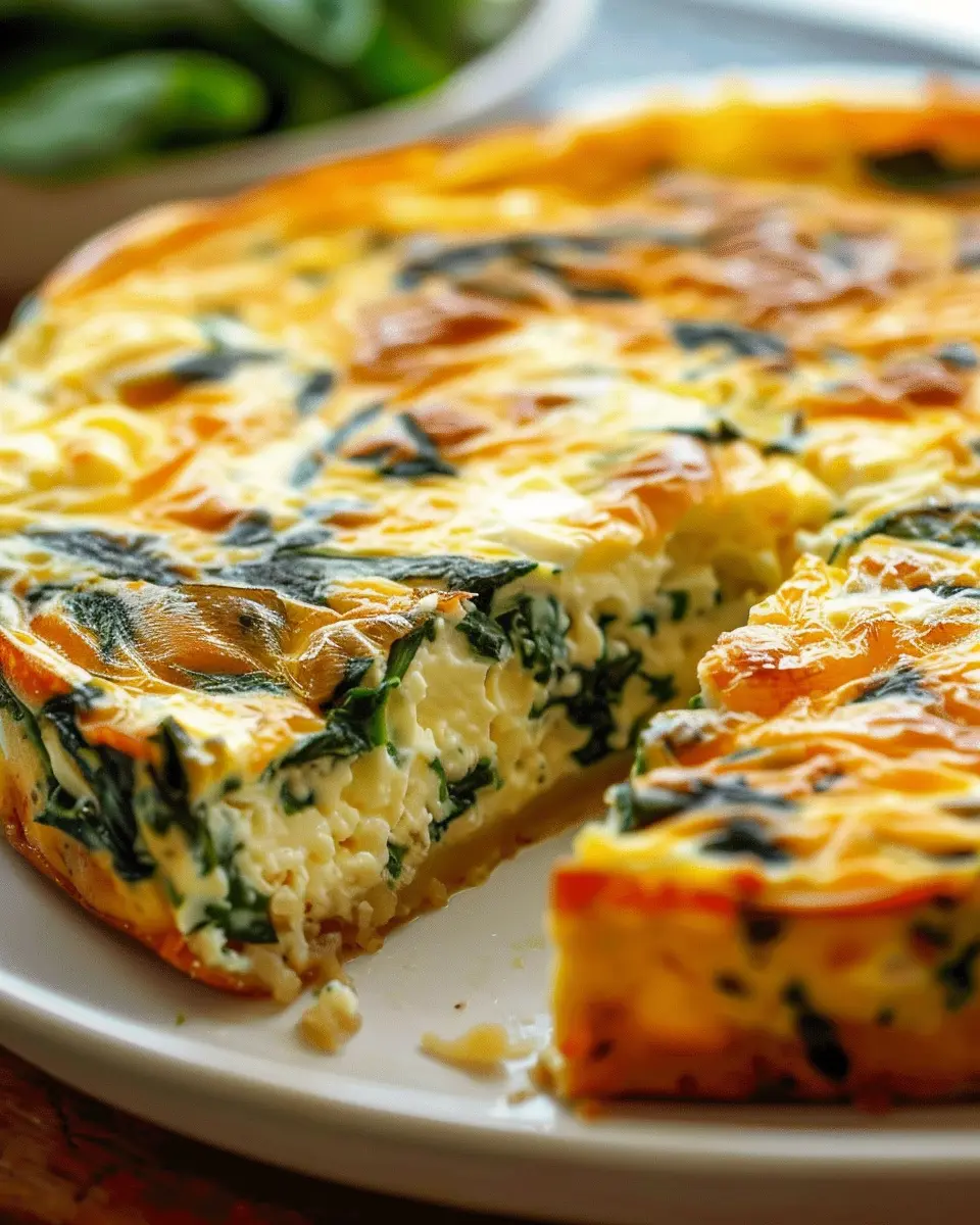 Cottage Cheese and Spinach Crustless Quiche: Easy, Healthy Delight