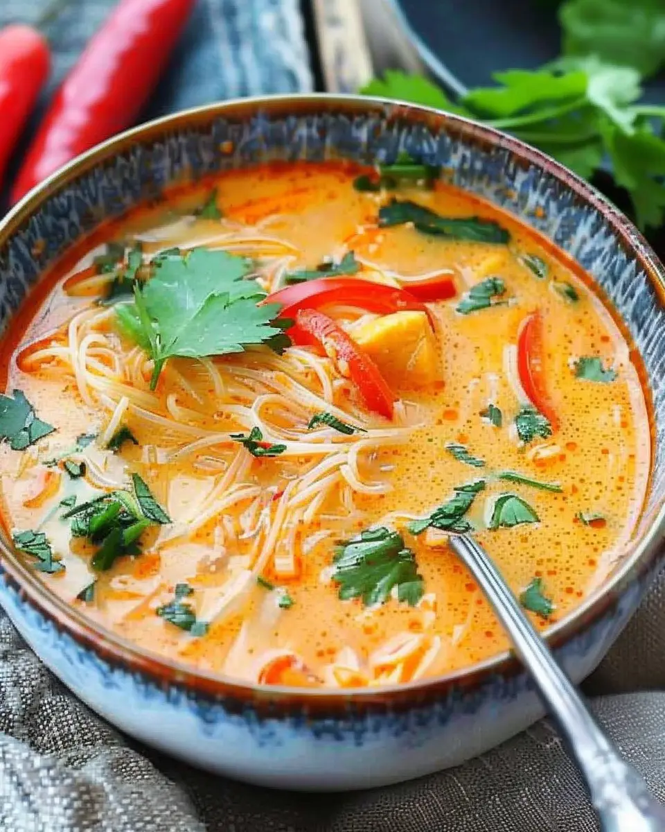 Thai Coconut Curry Soup: A Cozy, Indulgent Delight for All