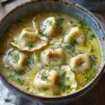Easy Pierogi Dill Soup
