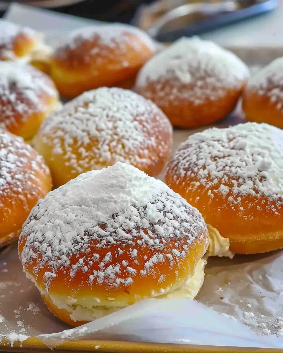 Italian cream bombs: Indulgent Bomboloni alla Crema Recipe
