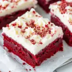 Red Velvet Cookie Bars