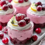 Cranberry Mousse Cups – Fluffy Mini Christmas Desserts