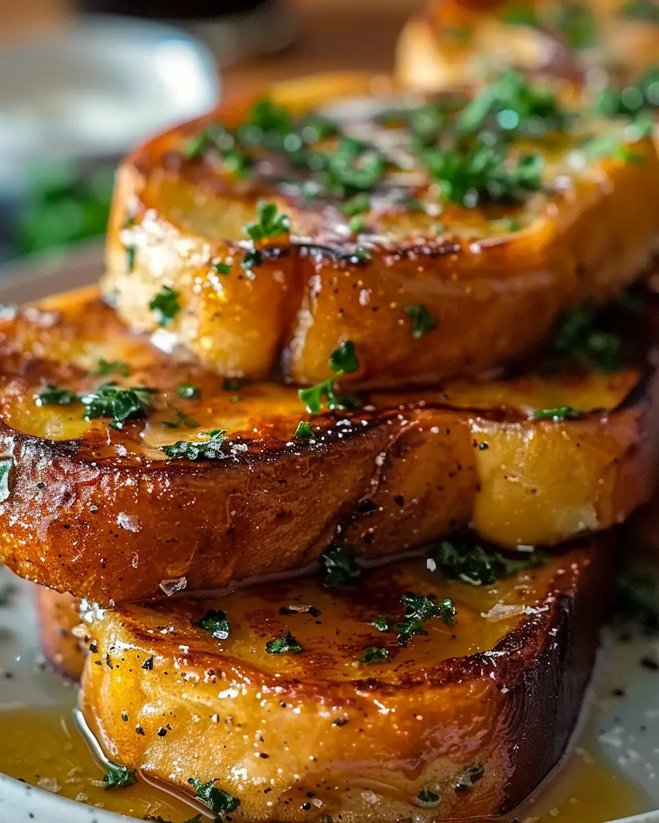 Savory French Toast Recipe with Turkey Bacon and Chicken Ham