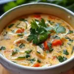 Crockpot Thai Coconut Chicken Soup Recipe is delightful!
