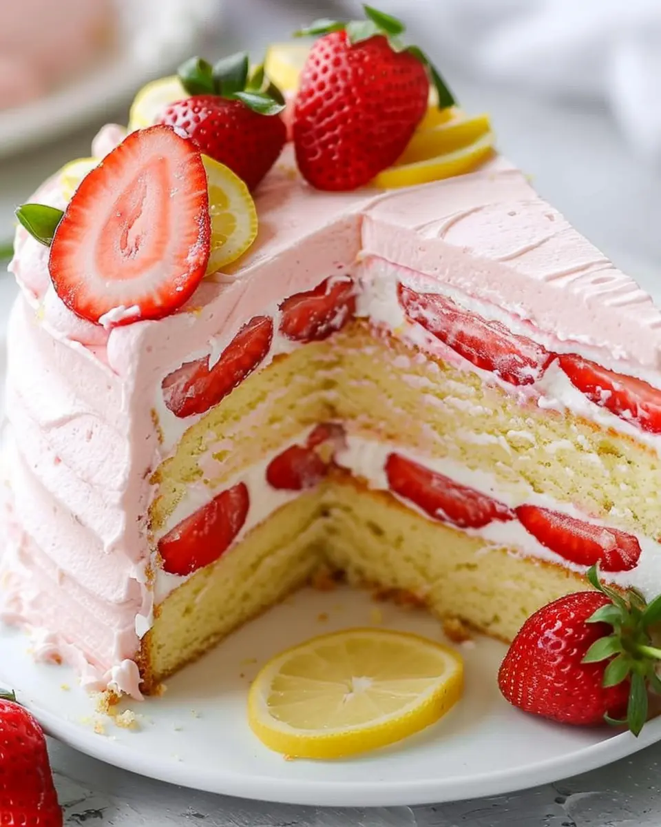 Strawberry Lemon Cake: The Best Comfort Dessert Recipe
