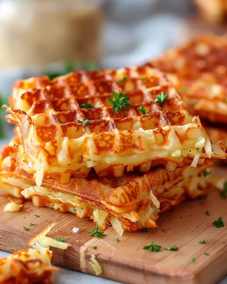 Healthy Hashbrown Chaffle: A Delicious Twist with Turkey Bacon