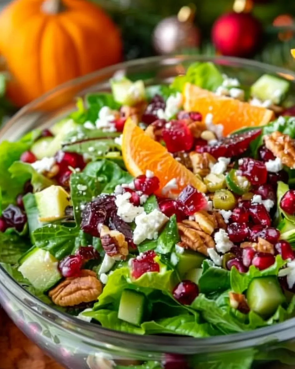 Christmas Salad: A Colorful Holiday Favorite with Turkey Bacon
