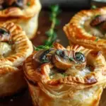 Mini Mushroom & Gruyère Pot Pies | Savory Individual Bakes