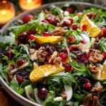 Christmas Salad with Honey Mustard Dressing