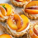 Peach and Cream Cheese Mini Tarts
