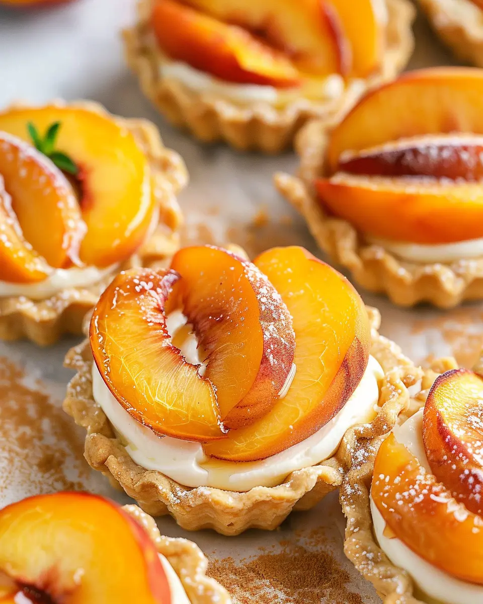 Peach and Cream Cheese Mini Tarts: Indulgent Summer Delights