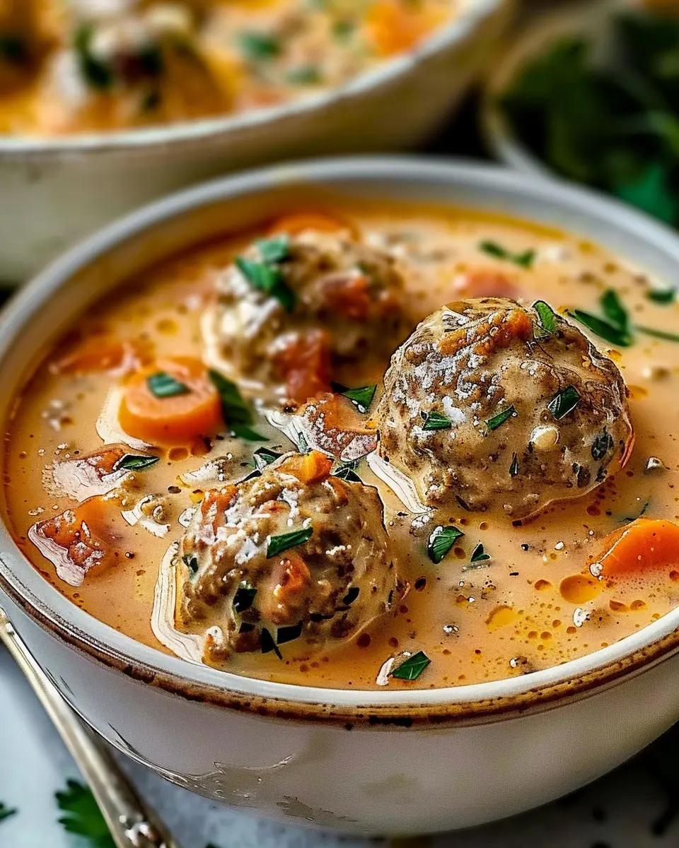 Creamy Italian Meatball Soup: The Best Hearty Comfort Food Delight