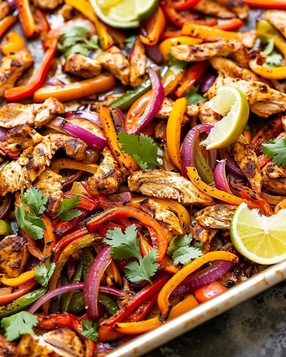 Sheet Pan Chicken Fajitas: Easy, Flavorful Dinner for All