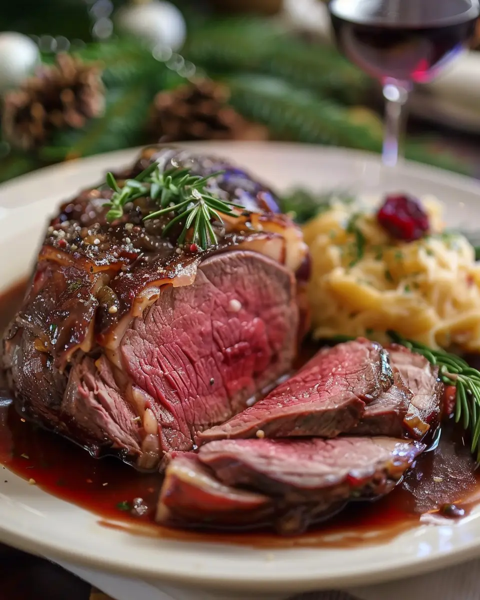 Roast Beef with Red Wine Gravy: The Best Christmas Comfort Dish