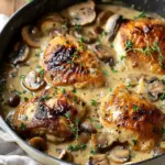 Creamy Mushroom Chicken – A Comforting One-Pan Weeknight Favorite