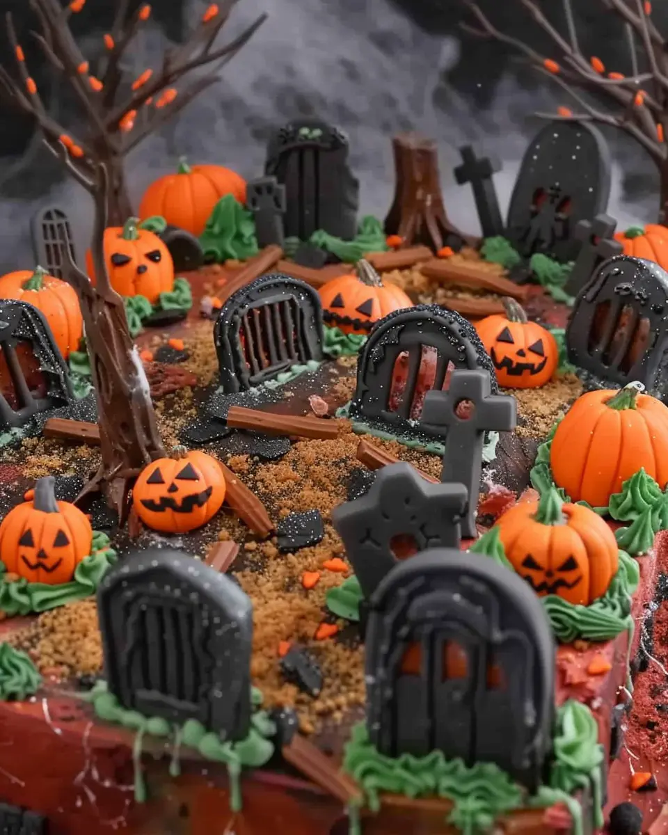 Halloween Graveyard Cake: Easy and Spooktacular Recipe to Delight