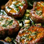 Garlic Butter Pan Seared Pork Chops