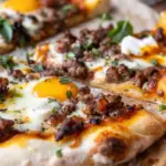 sausage breakfast pizza