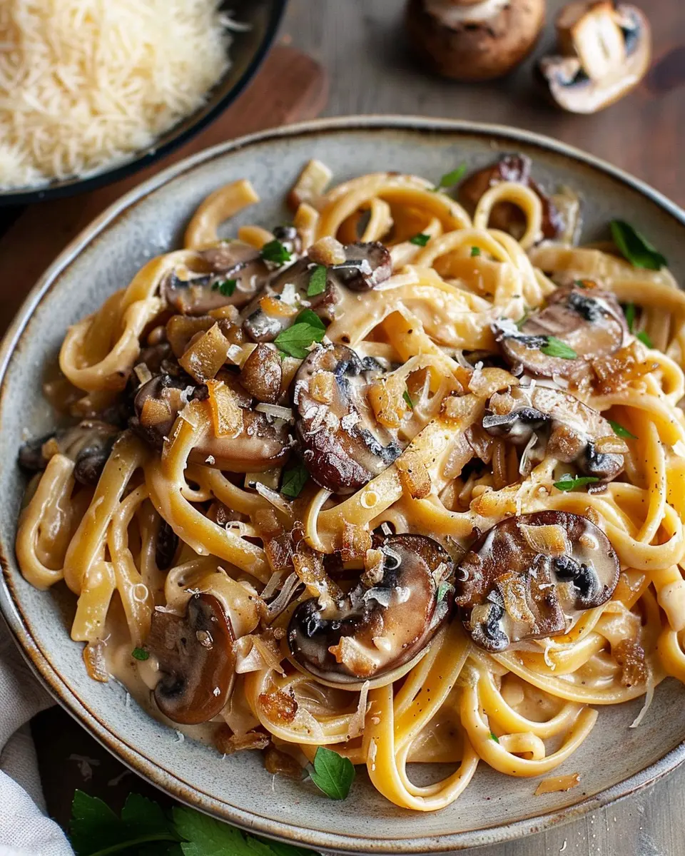 Caramelized Leek and Mushroom Gruyere Pasta: Easy Comfort Food Delight
